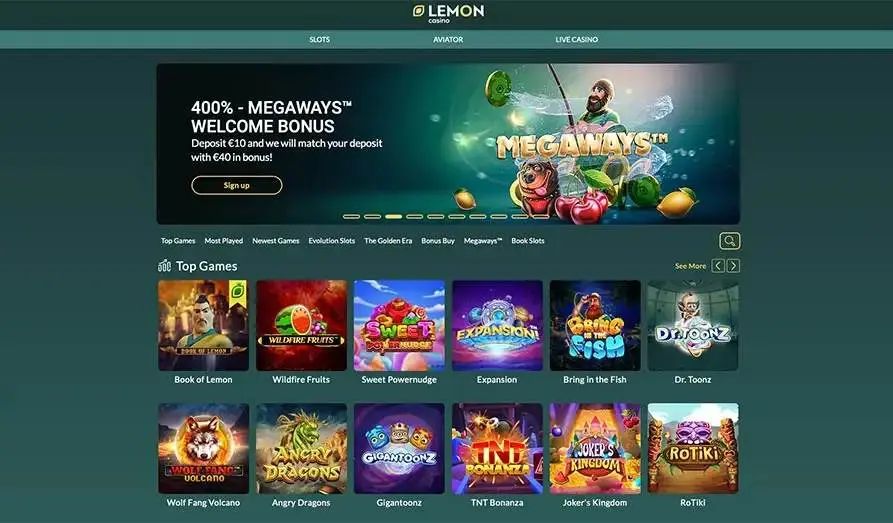 Cashback im Lemon Casino.